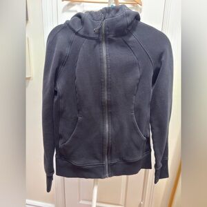 lululemon athletica | Scuba full zip hoodie sweatshirt | Black | women 8